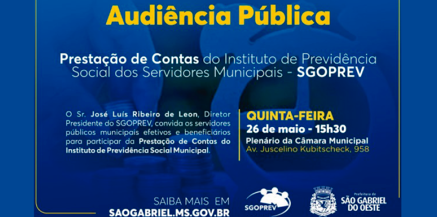 Convite para Audiência Pública
