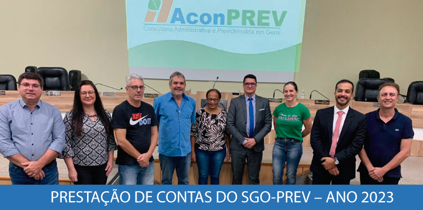 PRESTAÇÃO DE CONTAS DO SGO-PREV – ANO 2023